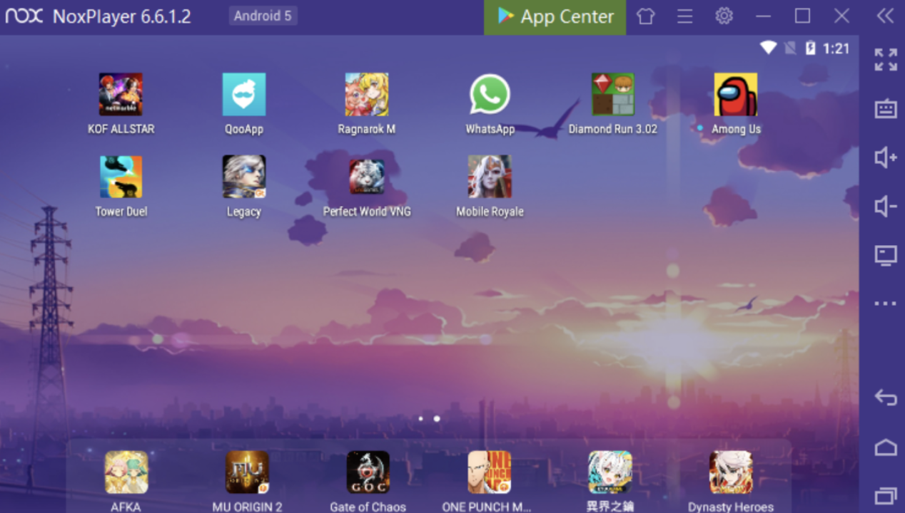 Open Nox - MobiFlix App for PC